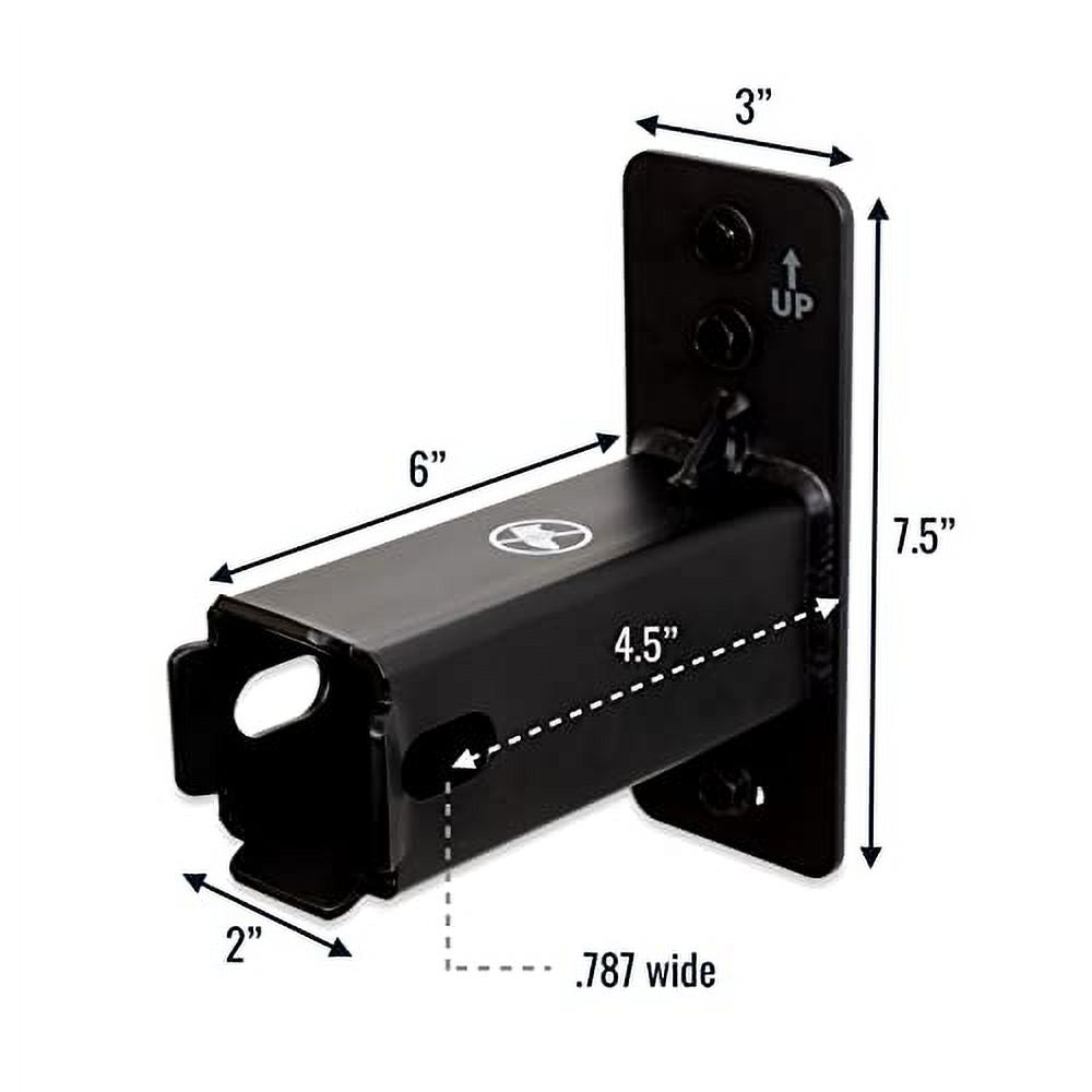 Hitch Wall Mount Bike and Cargo Rack Garage Organizer, 2 inch M314