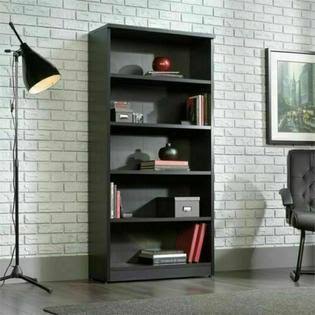 5 Shelf Tall Bookcase with Adjustable Shelves D16123