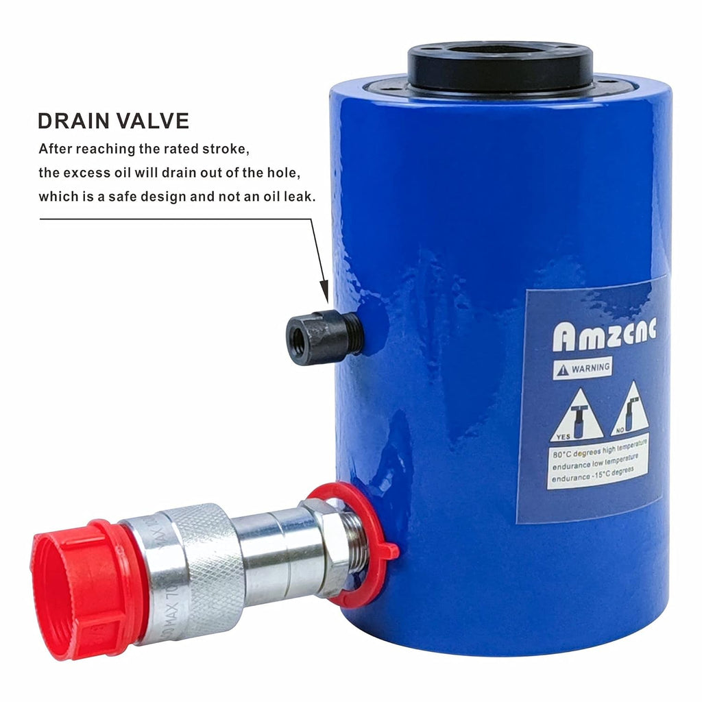 30T Hollow Single Acting Hydraulic Cylinder M9054