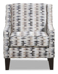 Jagged Earth Accent Chair with Polyester Material P556