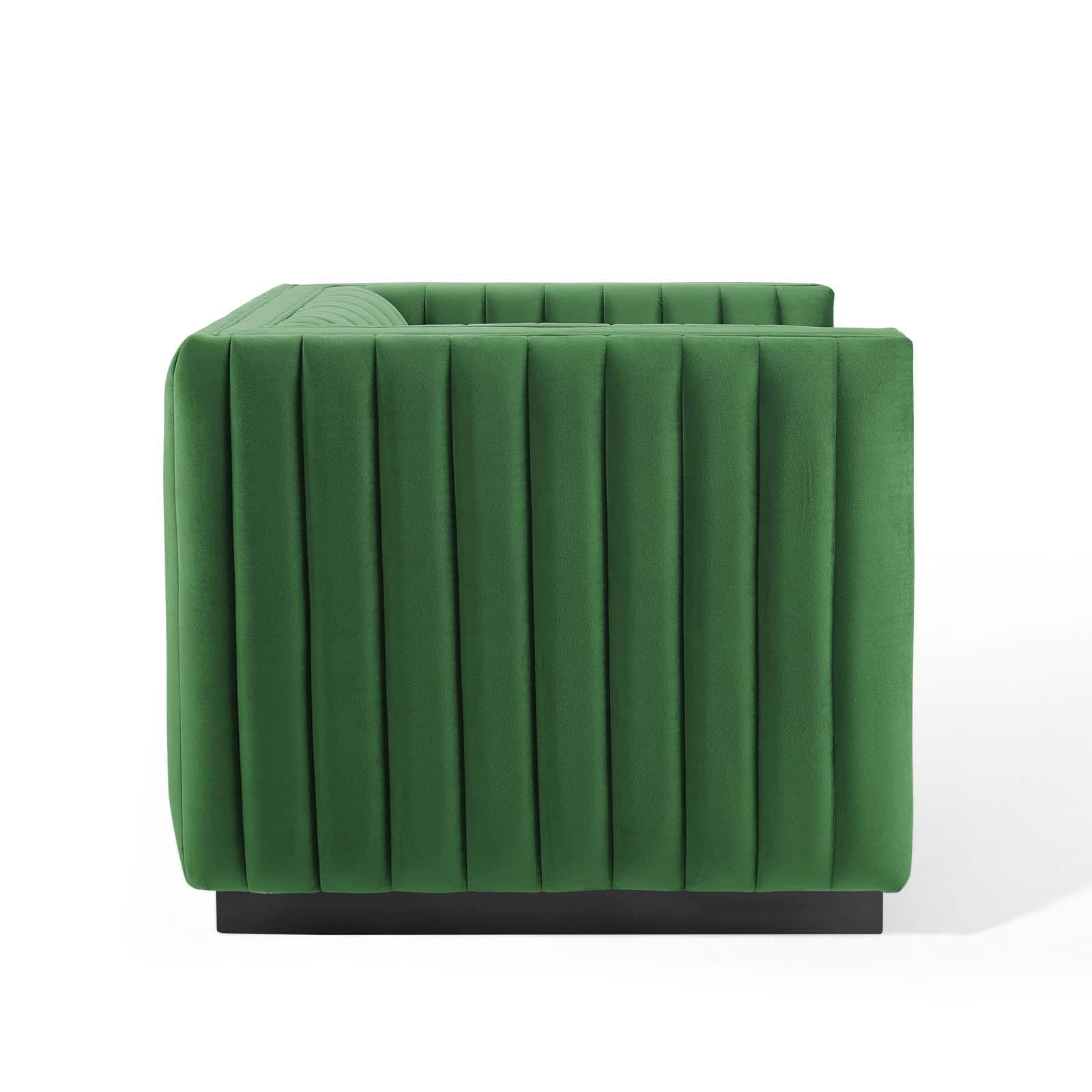 Emerald Performance Velvet Accent Armchair P67177