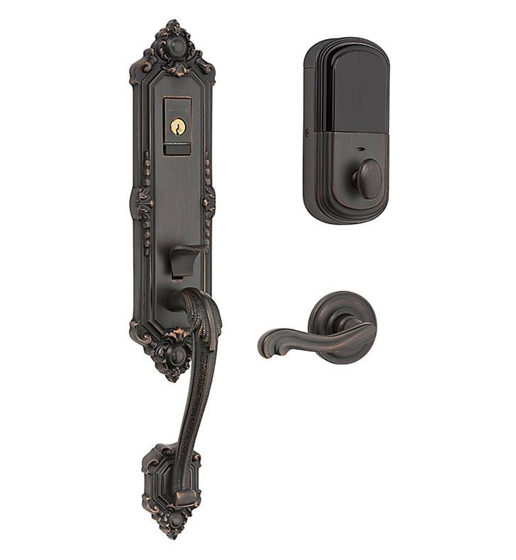 Oil Rubbed Bronze Handleset with Lever P46775