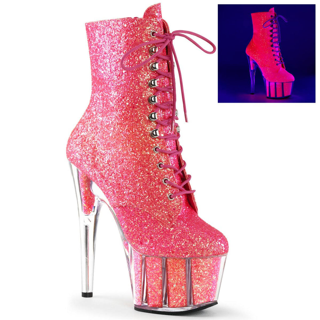 Silver Glitter 8 Heels T36659