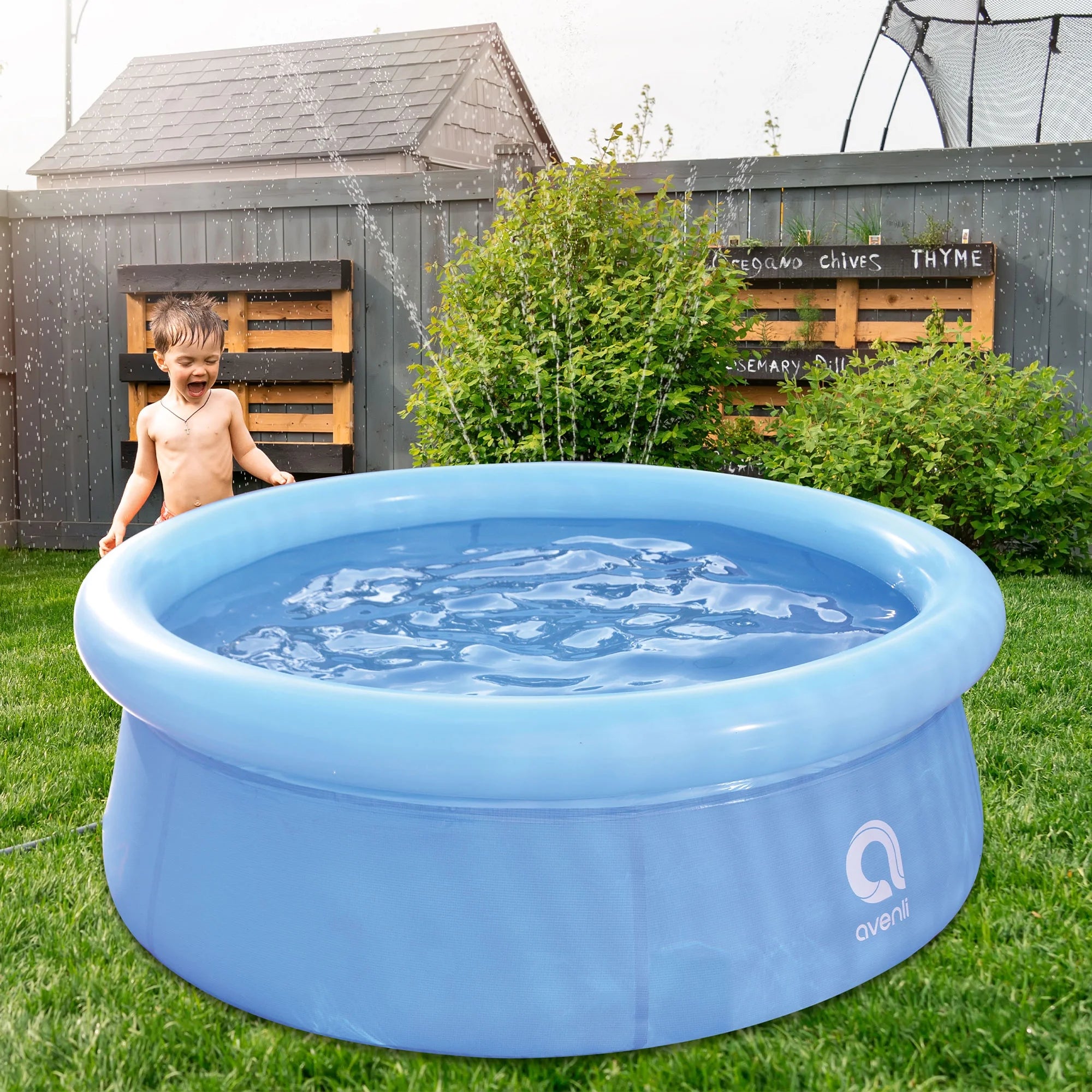 Inflatable Above Ground Kids Swimming Pool F1850