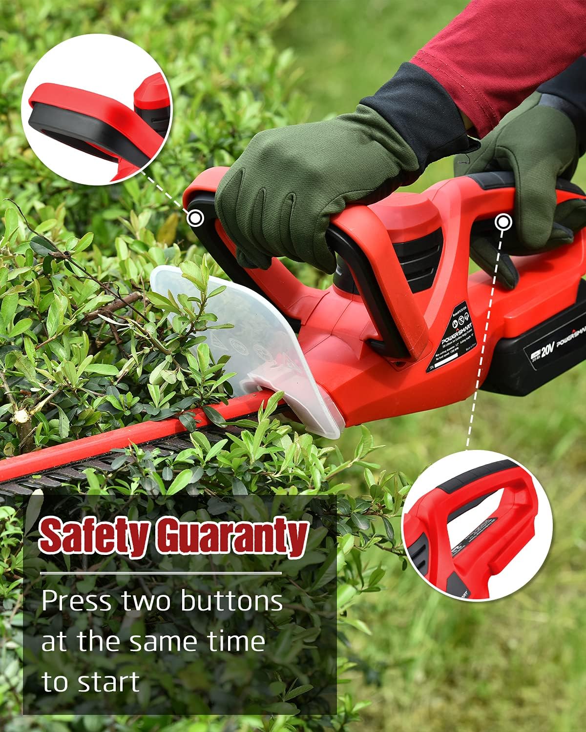 Cordless Hedge Trimmer with 16-Inch Blade G917284