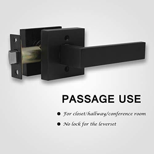6 Pack Matte Black Interior Door Handles R857