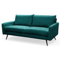 Teal Blue Fabric Sofa N8905