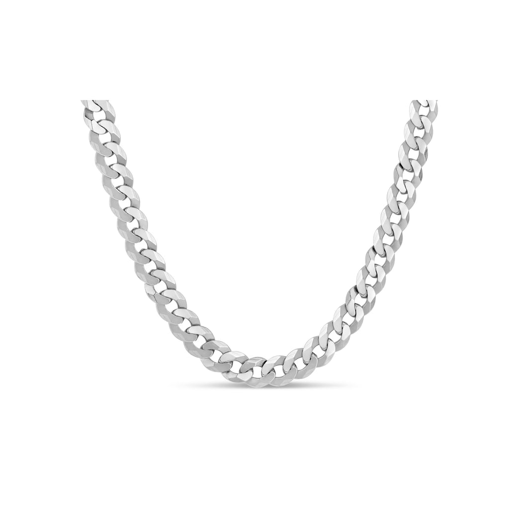 Sterling Silver Curb Chain Necklace 22 Inches M50844
