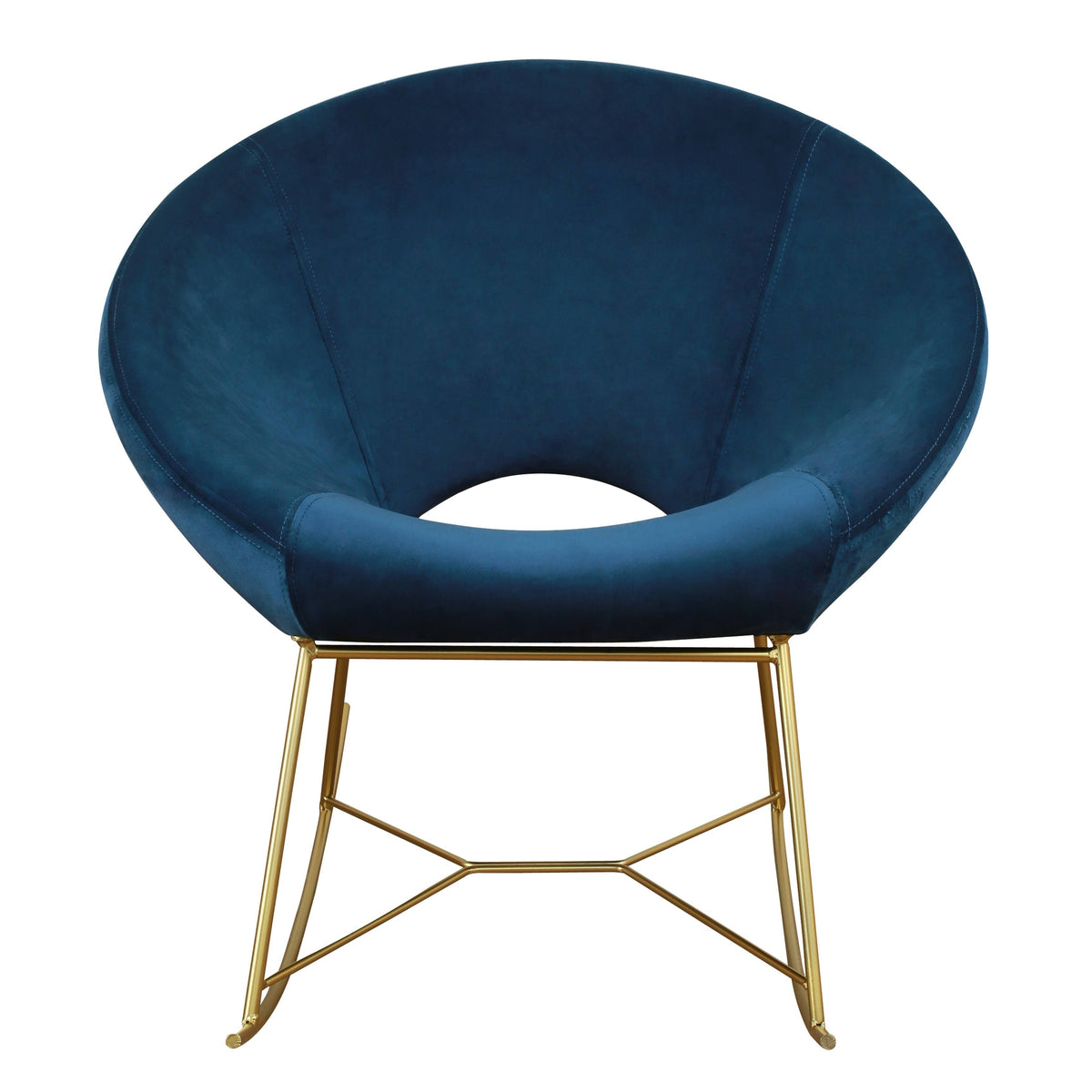 Navy Velvet Chair U677358