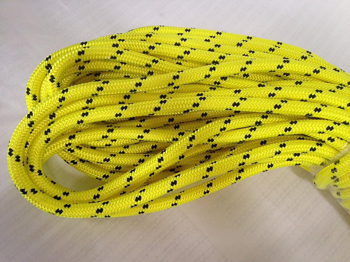 1/2 Inch by 100 Feet Yellow Arborist Rigging Rope T91314
