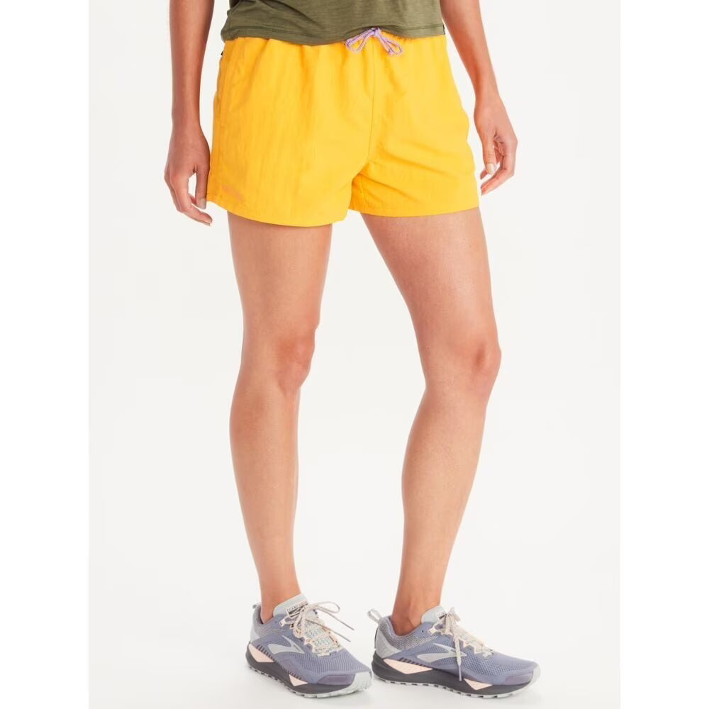 Solaire Orange Yellow Women's Shorts Size XL F554