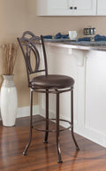 Brown Metal Bar Stool J60675