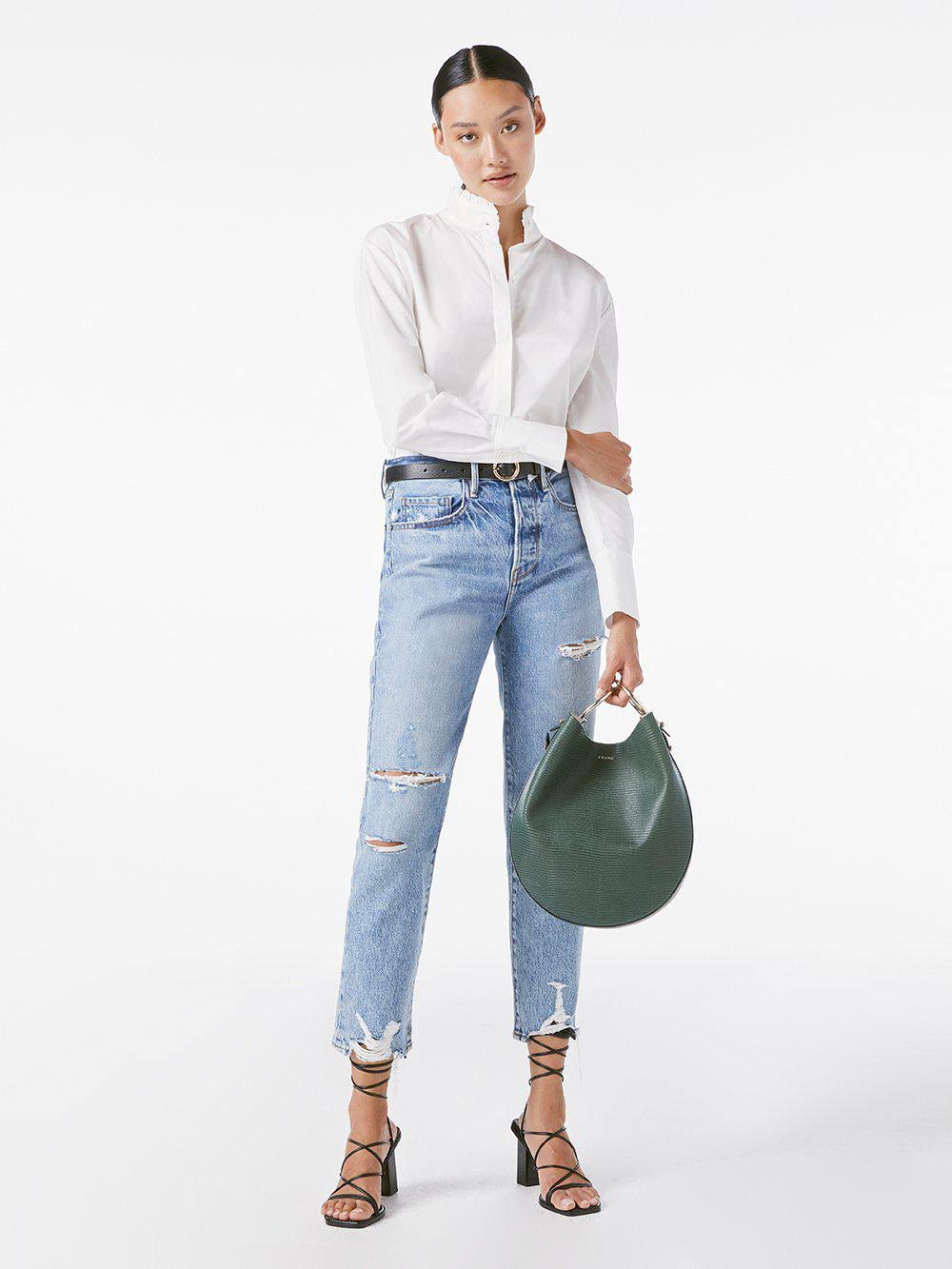 Cascade Blue Rips Size 27 Jeans P1891