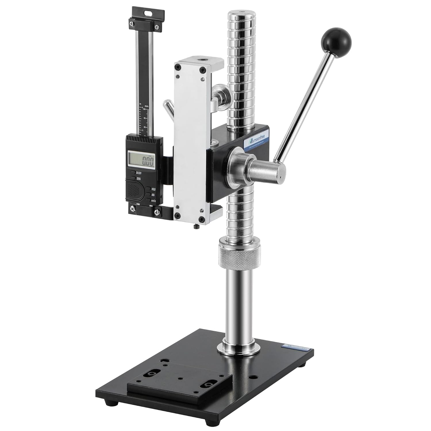 Force Gauge Stand Push Pull Test Stand Lever-Operated Manual Test Stand Stroke 70mm/2.8 with Digital Scale and Clamp x1 I300