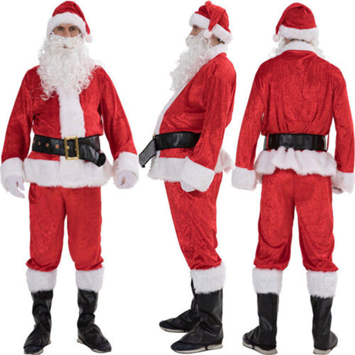 Santa Claus Costume for Adult Men J56280