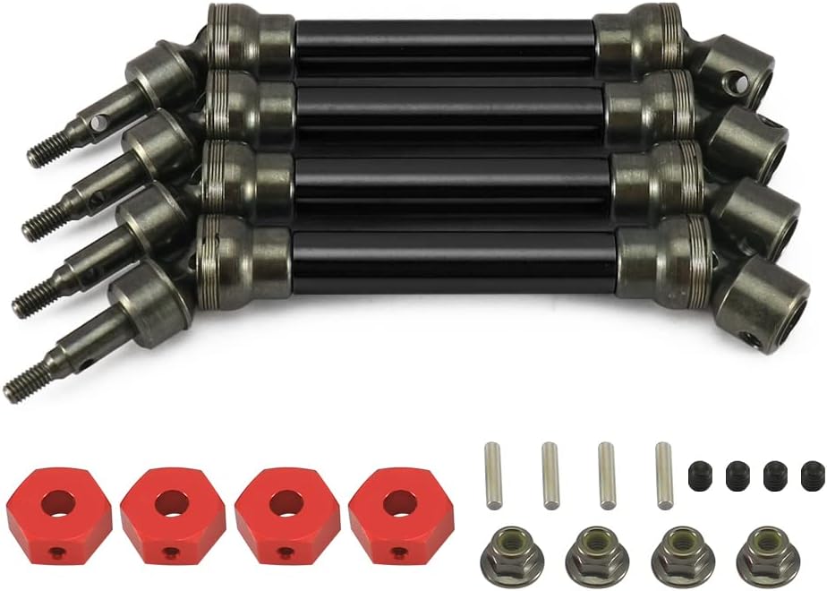 Blue 4X Front/Rear Drive Shaft Set for 1/10 Monster Truck L461