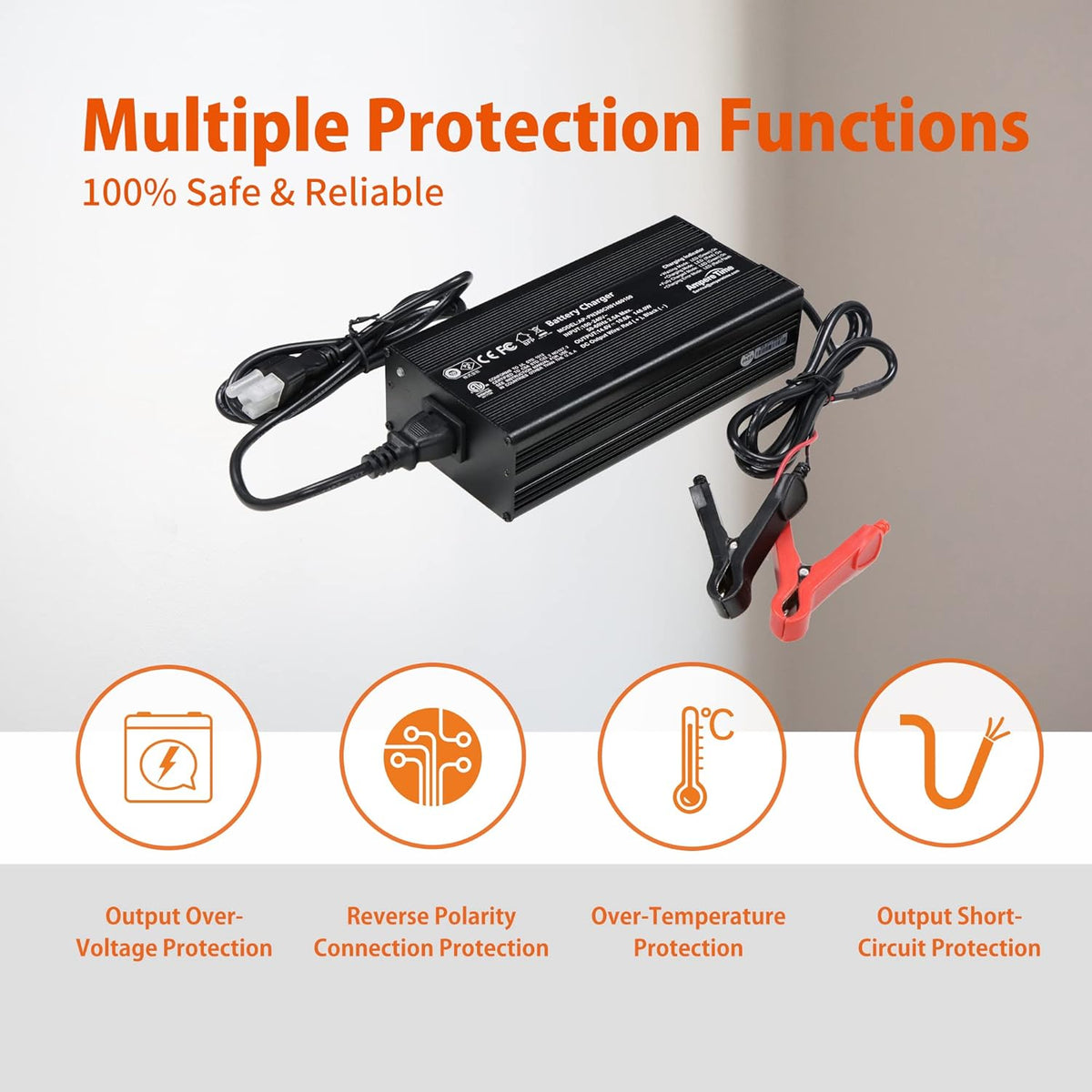 14.6V Lithium Iron Phosphate Battery Charger with 10A Output Current C182