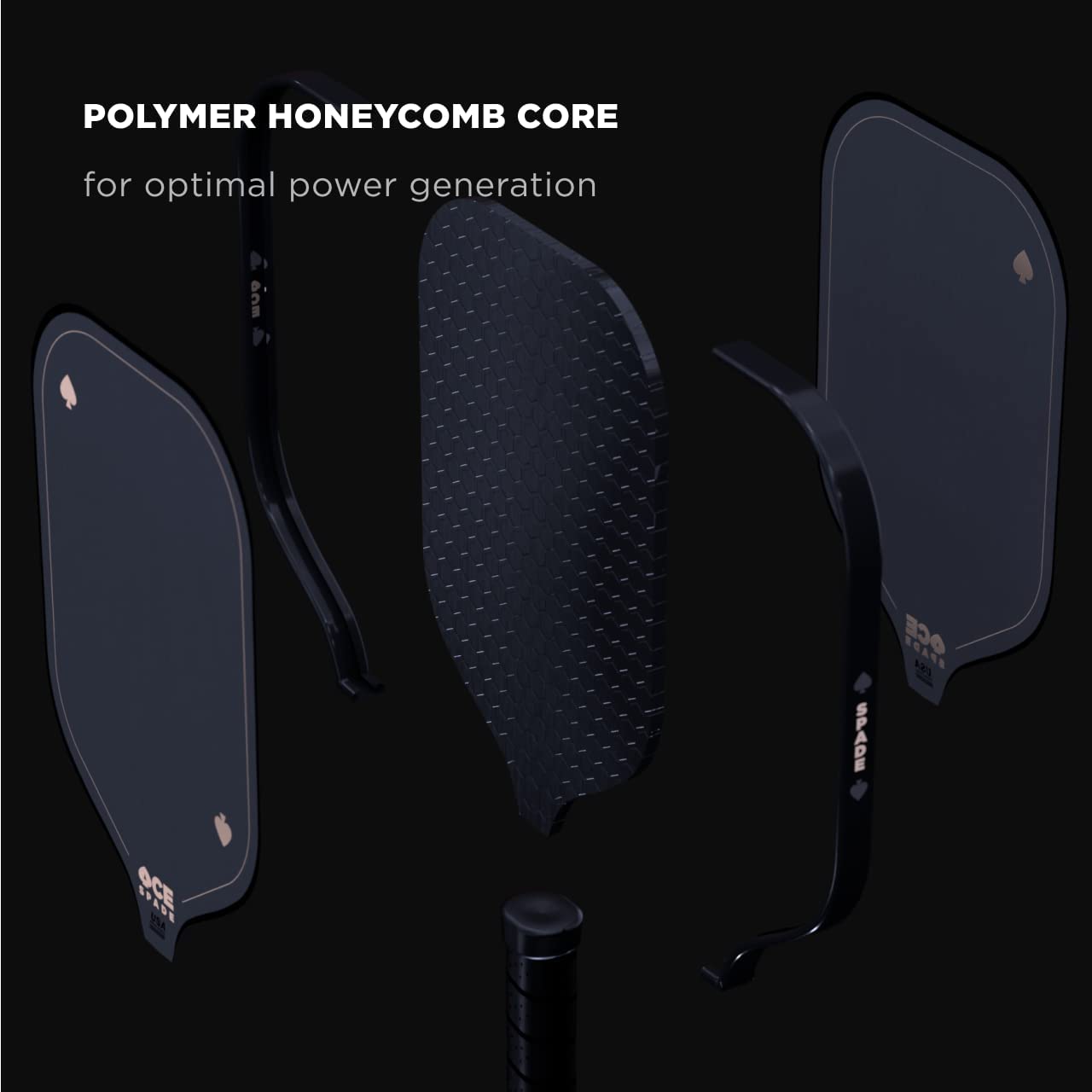 Carbon Fiber Pickleball Paddle M628