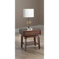 Retro End Table with Drawer in Walnut T4342