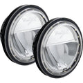 4.5 in. Round Chrome LED Headlight with Halo - Set of 2 K9001
