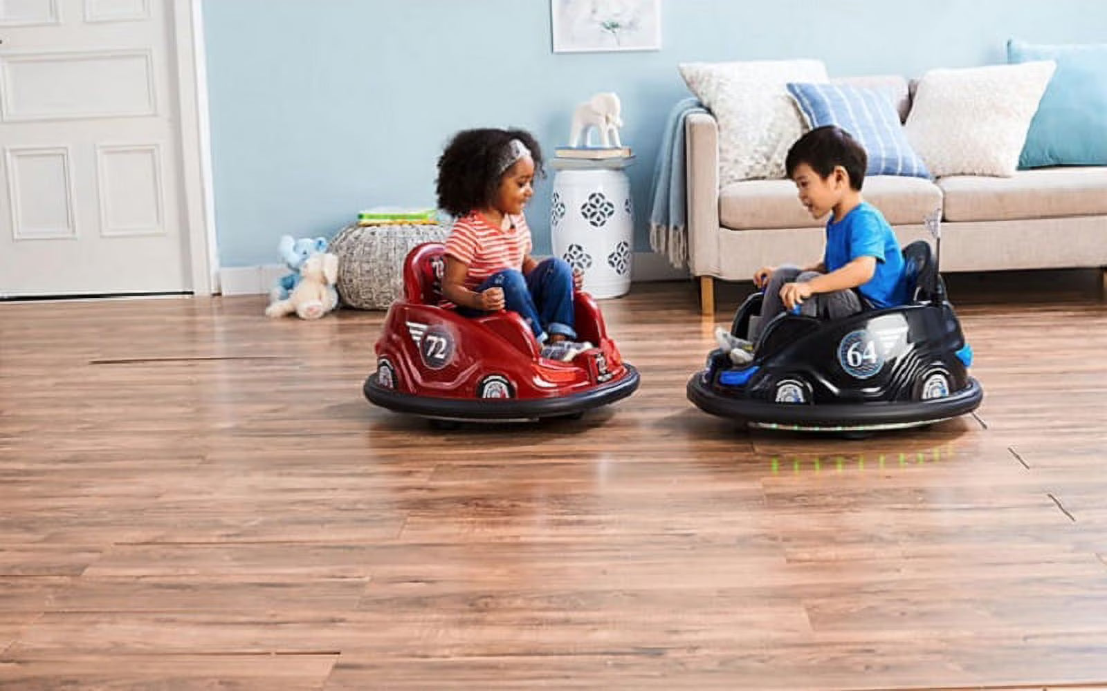 Red/Black 2 Pack Electric Bumper Cars F246627