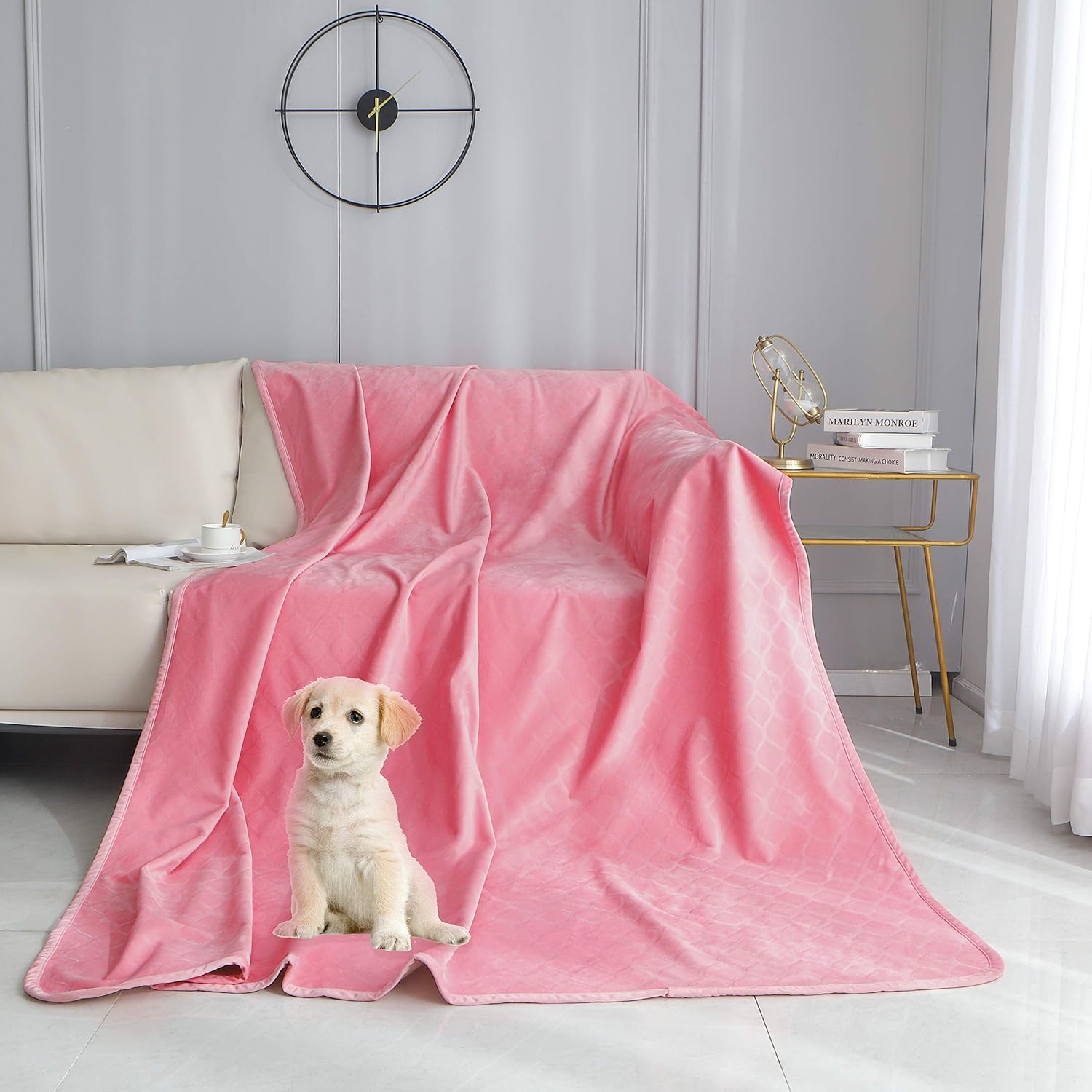 Waterproof Dog Blanket Bed Cover Crystal Velvet Plush Pet Blanket A9259