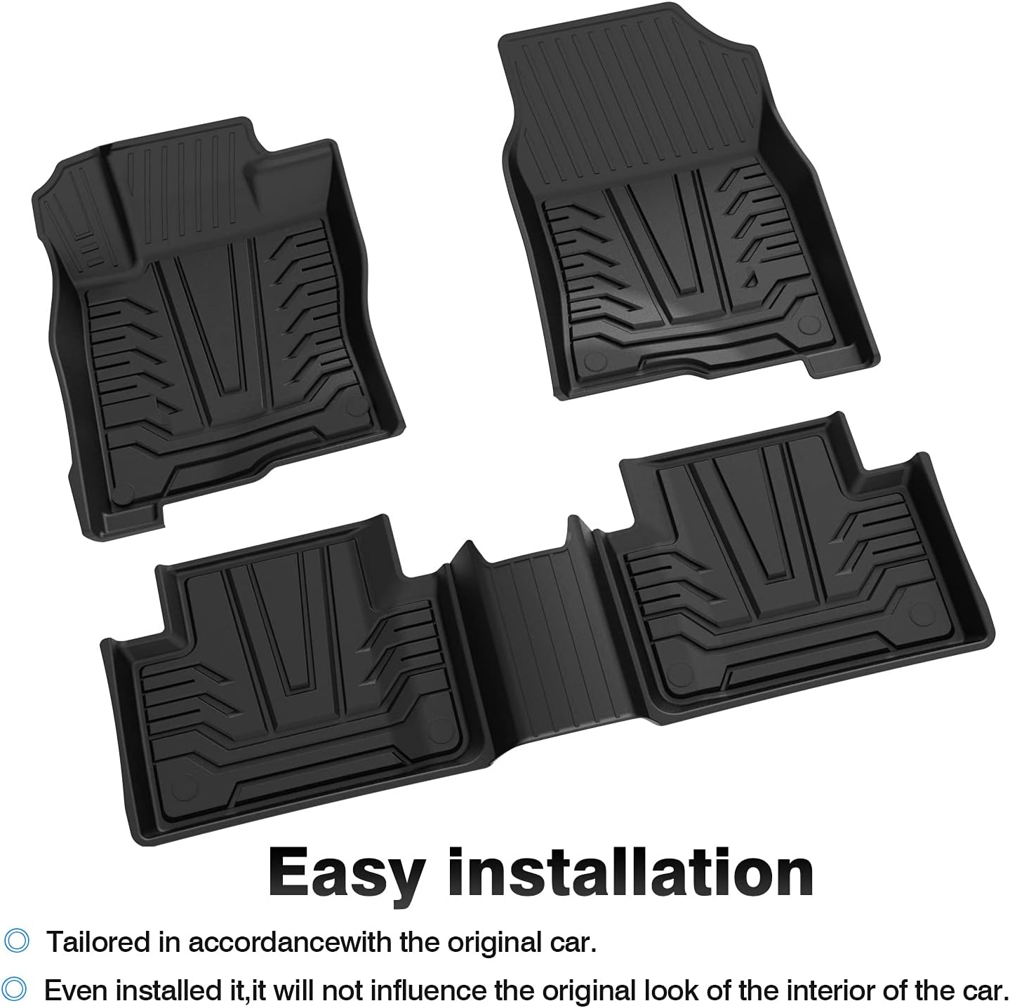 TPE Non-Slip Car Floor Mats Full Set V676380