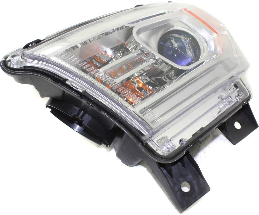 Driver Side Chrome Halogen Headlight for Dodge Durango 2014 2015 J8118