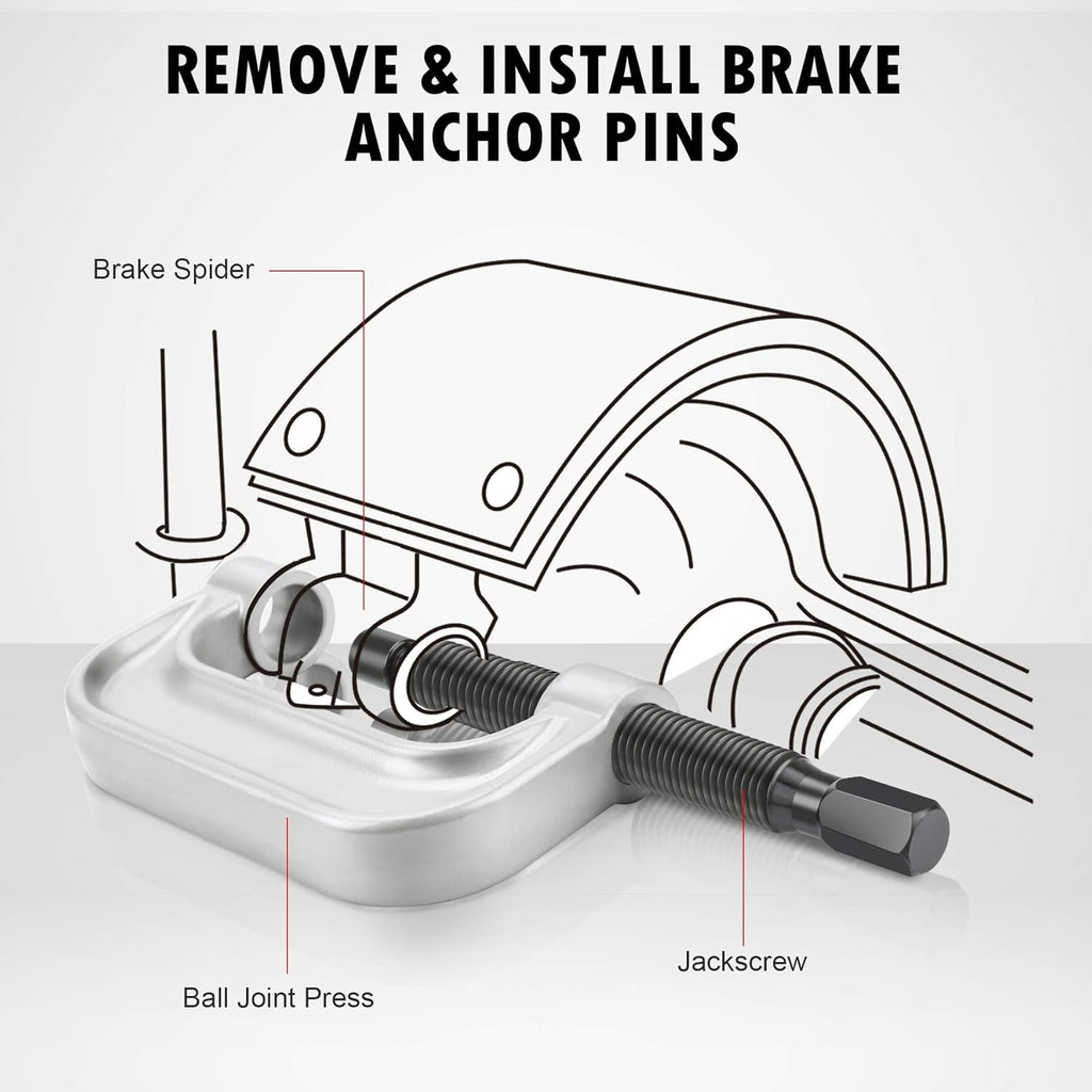 Ball Joint Press & U Joint Removal Tool Kit with 4wd Adapters, Pack of 2 P707