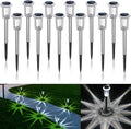 12 Packs Solar Sidewalk Lights W653
