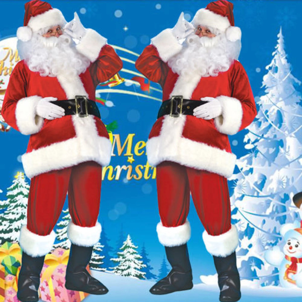 Santa Claus Costume for Adult Men J56280