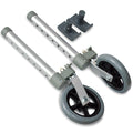 Swivel/Lock Walker 5" Front Wheels Kit with Universal FlexFit Ski Glides M863