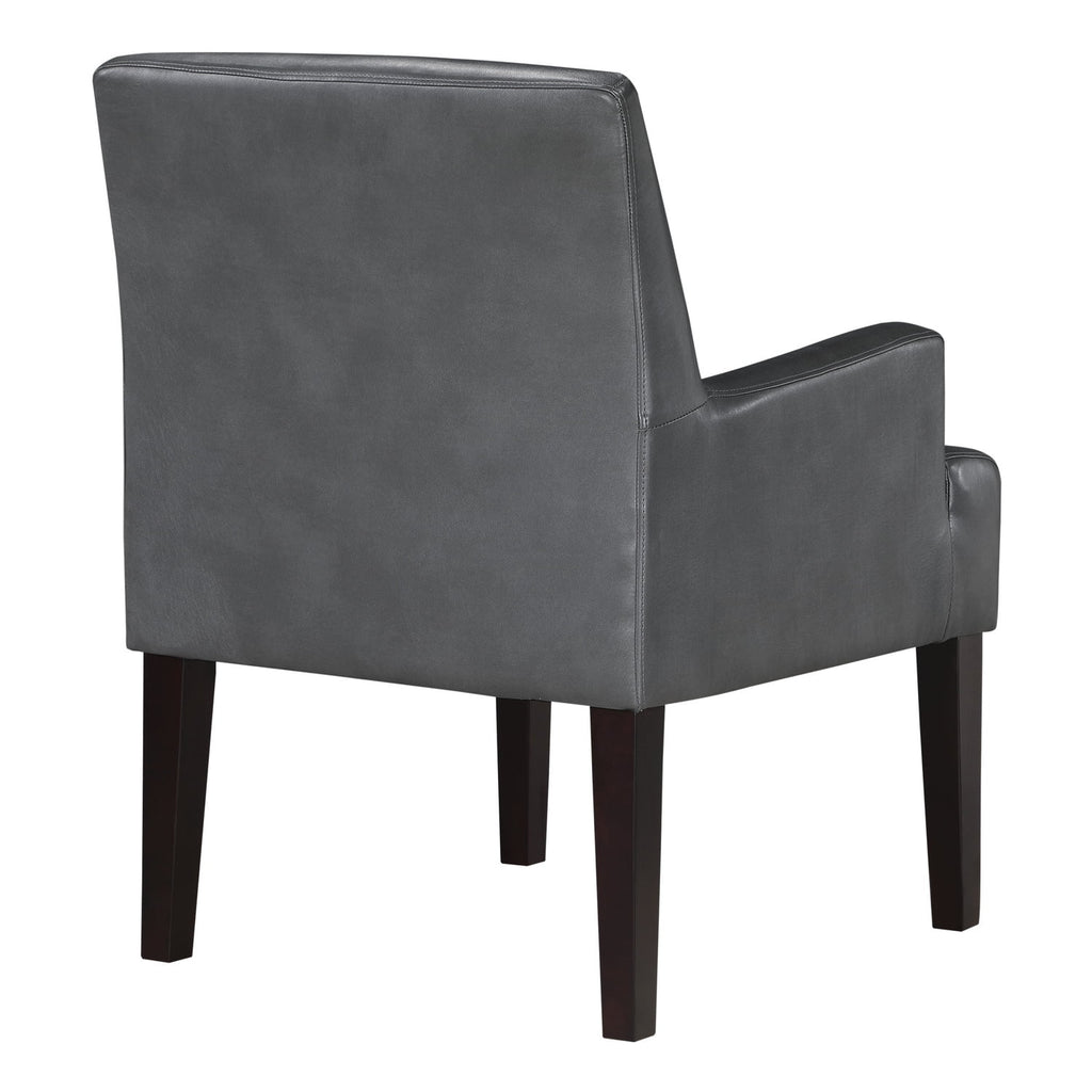Cream Faux Leather Guest Chair N199