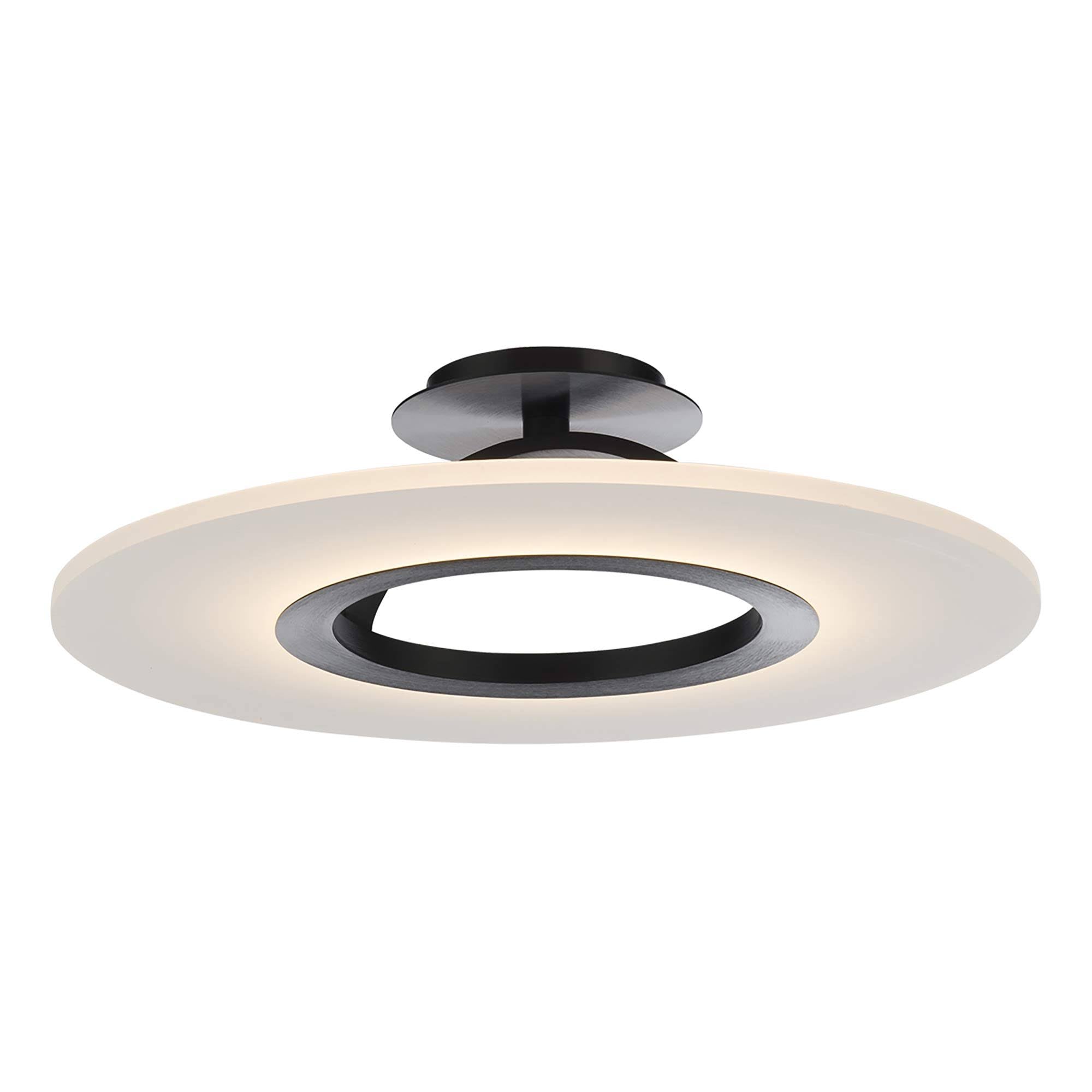 Black LED Semi-Flush Mount B985523
