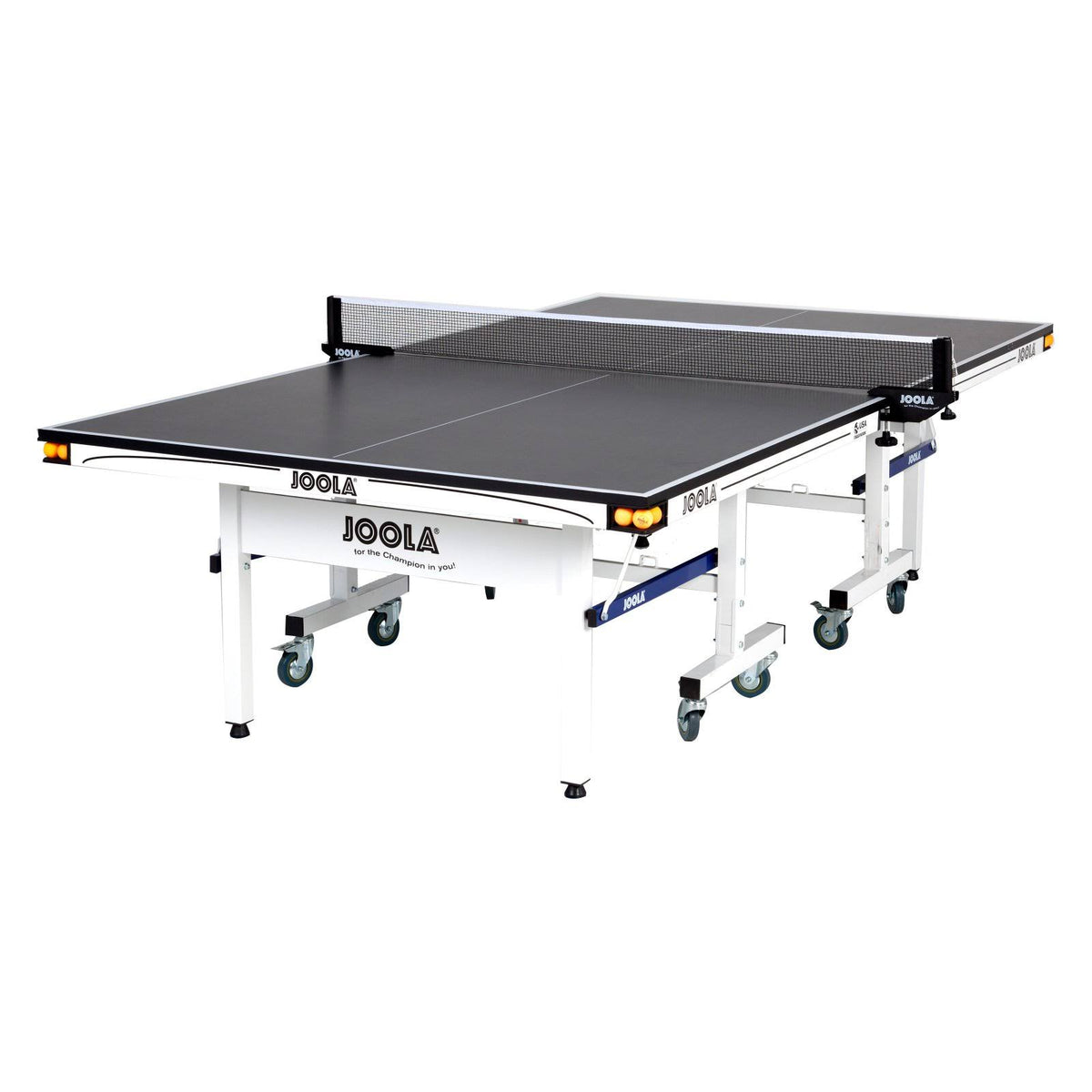 Table Tennis Table with Corner Ball Holders and Magnetic Scorers C980