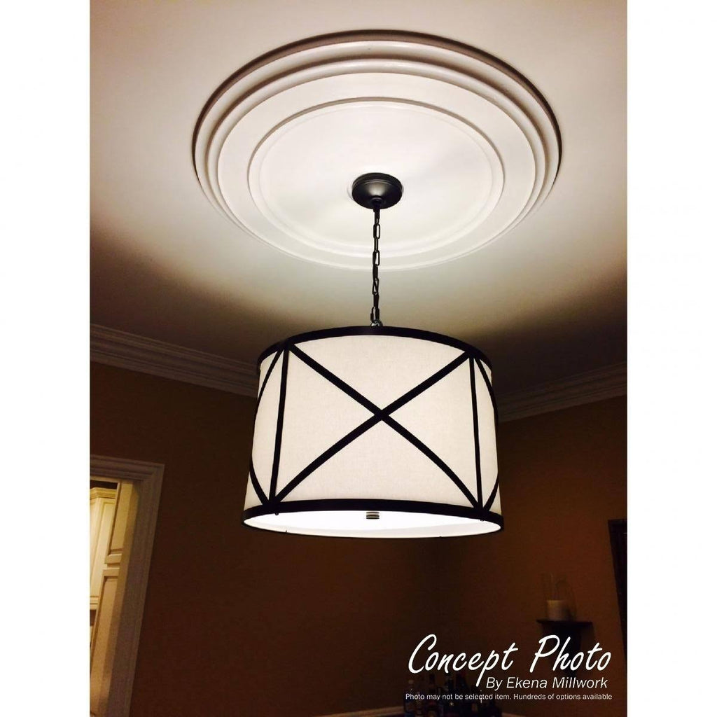 Hand-Painted Golden Oak Ceiling Medallion H8421