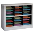 Tan Horizontal Literature Organizer 24 Compartments Q7917