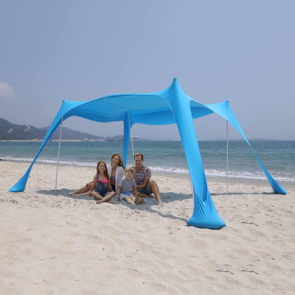 Beach Tent Sun Shade Portable Pop Up Canopy Camping Shelter H387