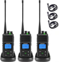 3 Packs UHF Two Way Radios Walkie Talkies 5 Watts P59898