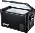 Portable Refrigerator, 45L Steel Compact Refrigerator, 47 Quarts U55415