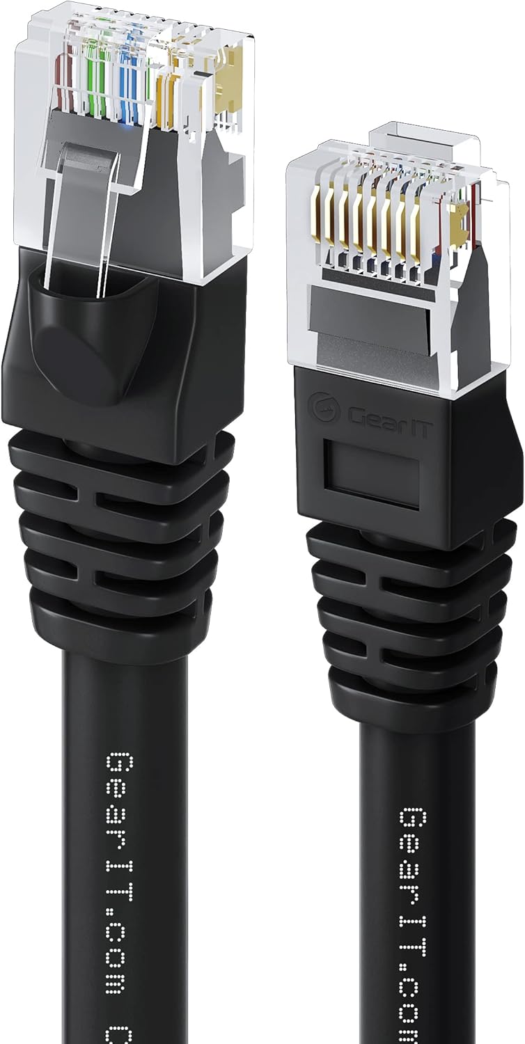 Cat 6 Ethernet Cable 20 ft (10-Pack) Black S7254
