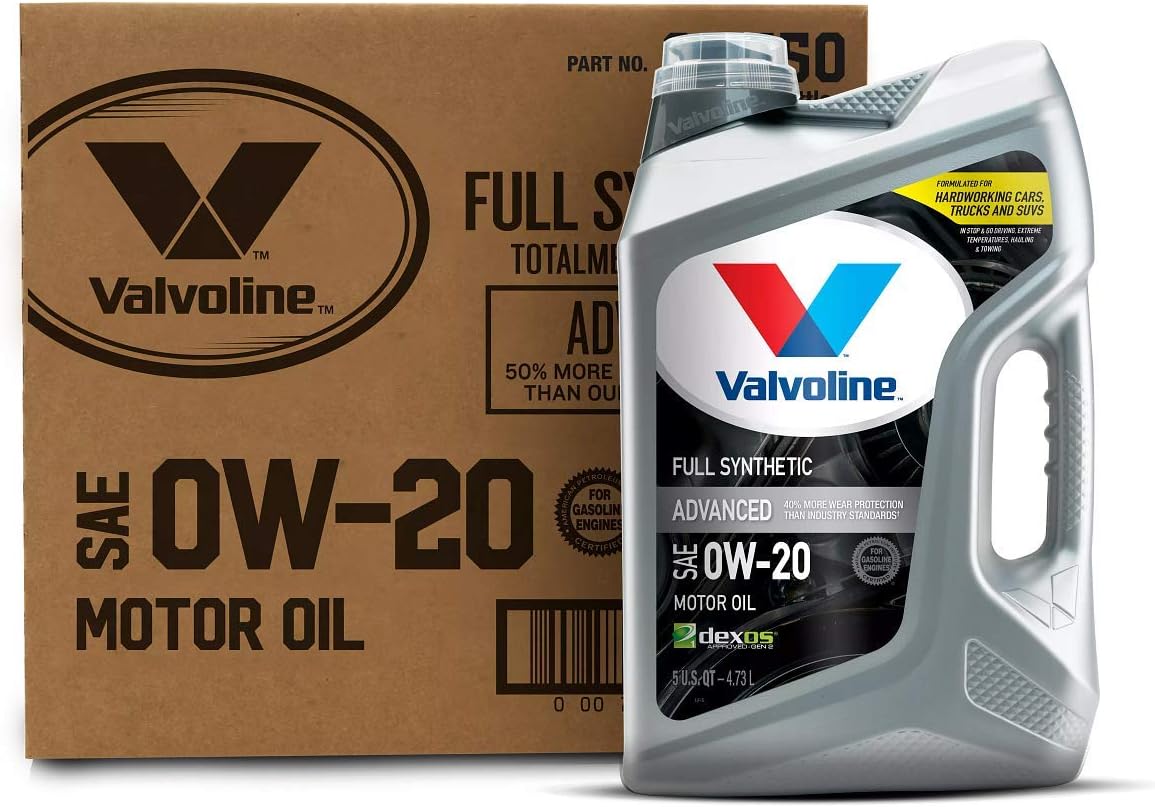 Advanced Full Synthetic SAE 10W-30 Motor Oil 1 QT, Case of 6, Pack of 2 O9442