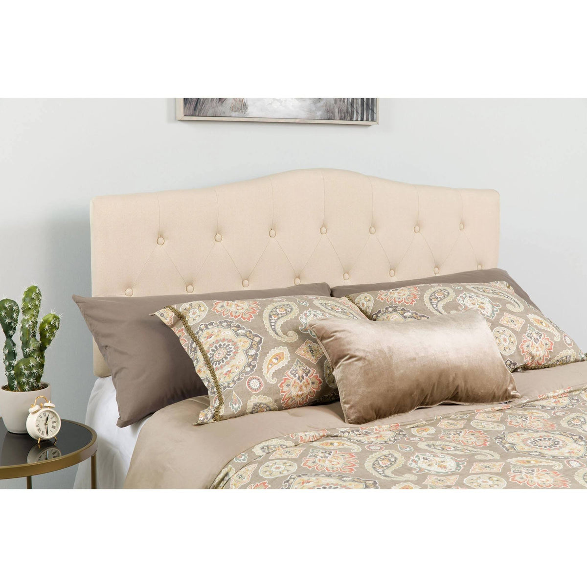 Beige Twin Headboard B808