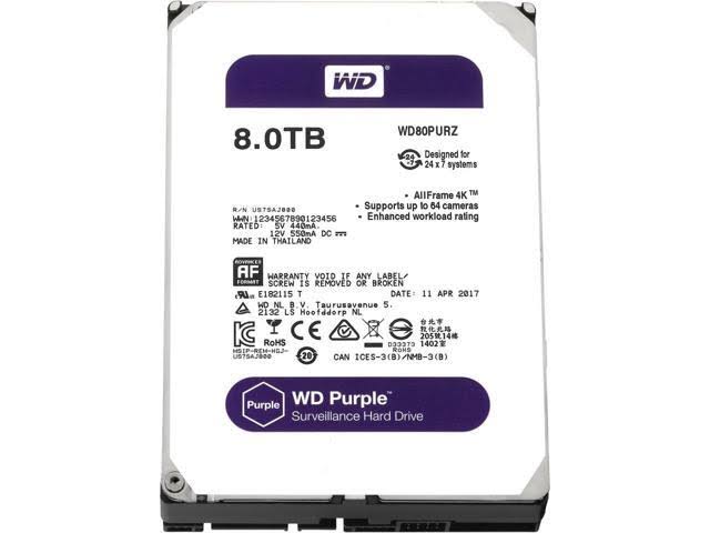 8TB Surveillance Hard Drive S89592