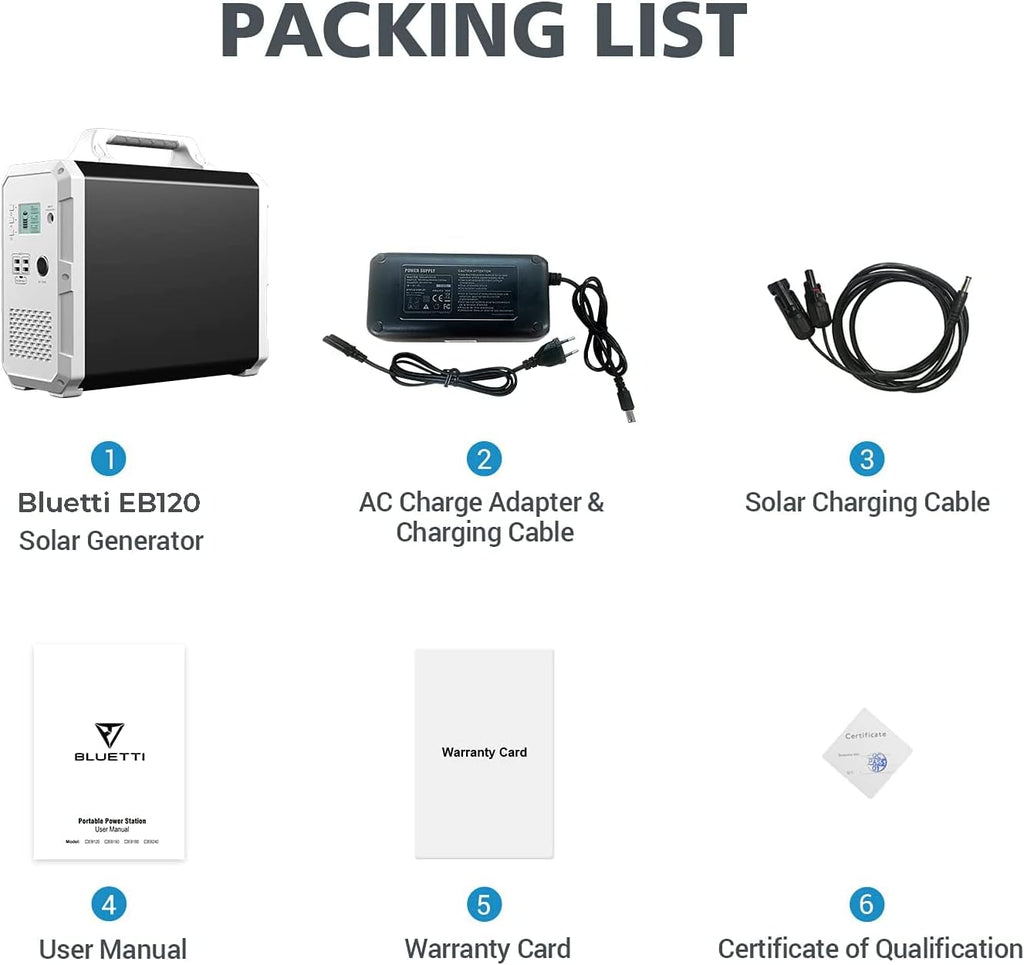 1200Wh 1000W Portable Power Station Lithium Battery R14316