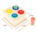 Wooden Hammering Ball Hammer Box Children Toy V209