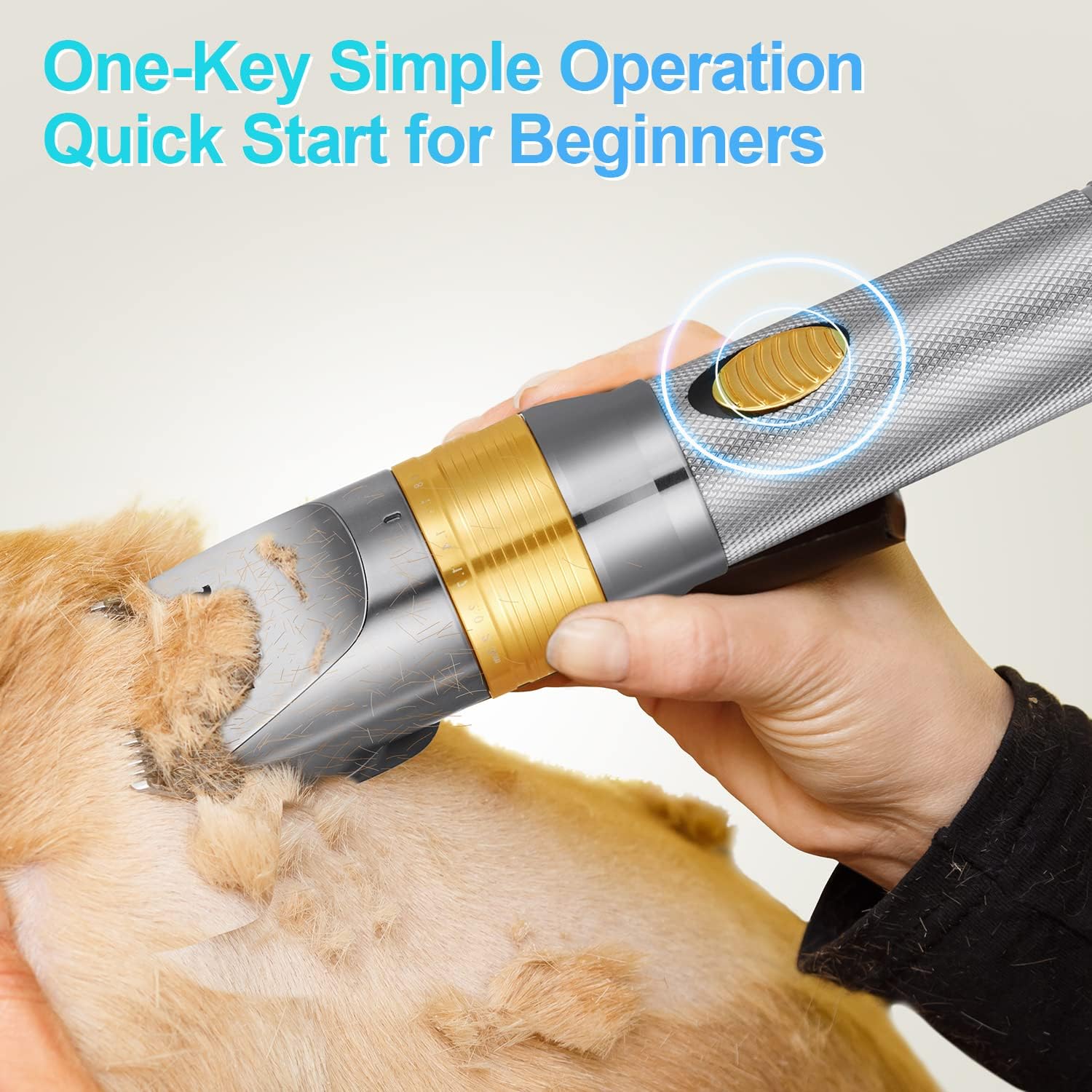 Dog Grooming Kit, 12V Pet Hair Trimmer Set, Pack of 2 H87729