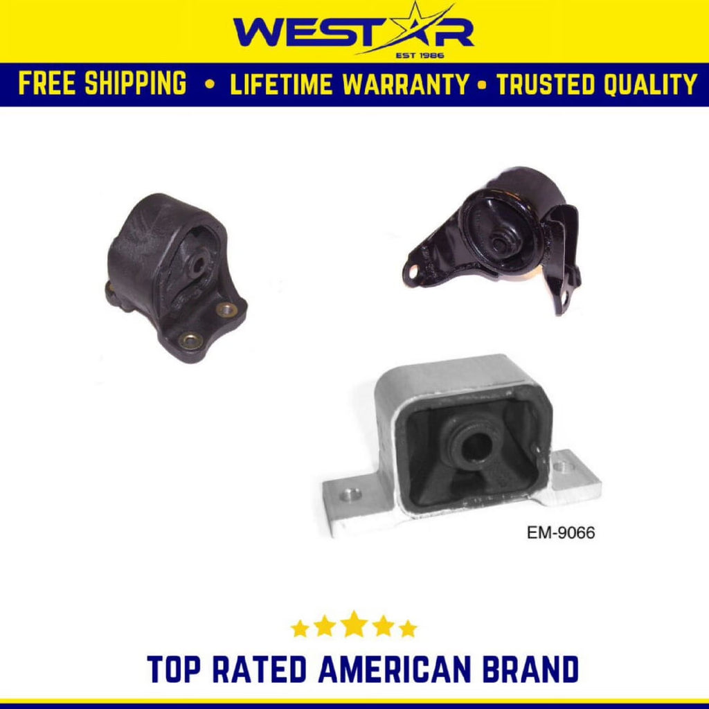 3PCS Motor & Trans Mount Set for 2003-2011 Honda Element 2.4L Auto Trans S4770