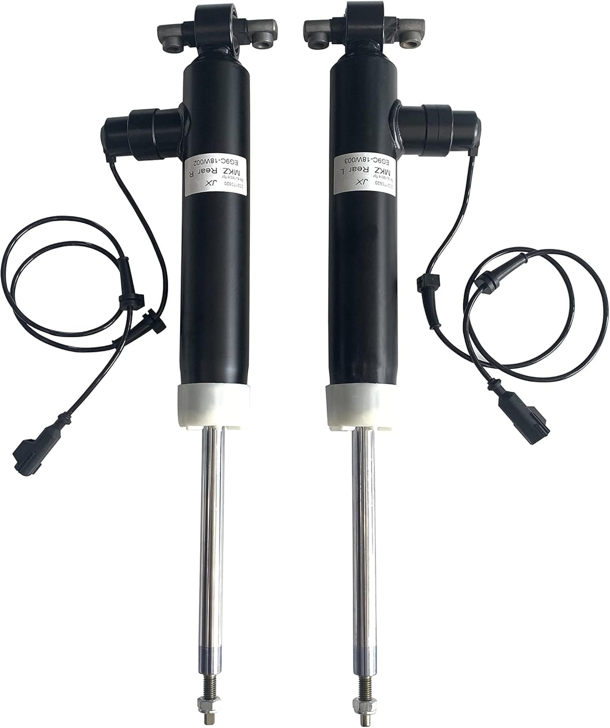 Pair Left & Right Rear Air Shocks Absorber and Struts Set with Electronic Y527636