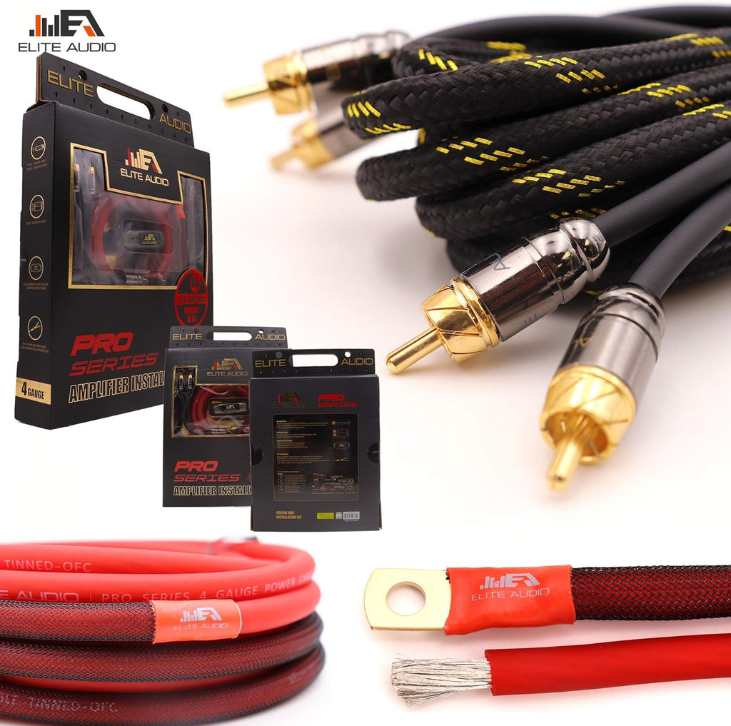0 Gauge 100% Copper Amplifier Installation Wiring Kit with 20 feet Copper Wire O87924